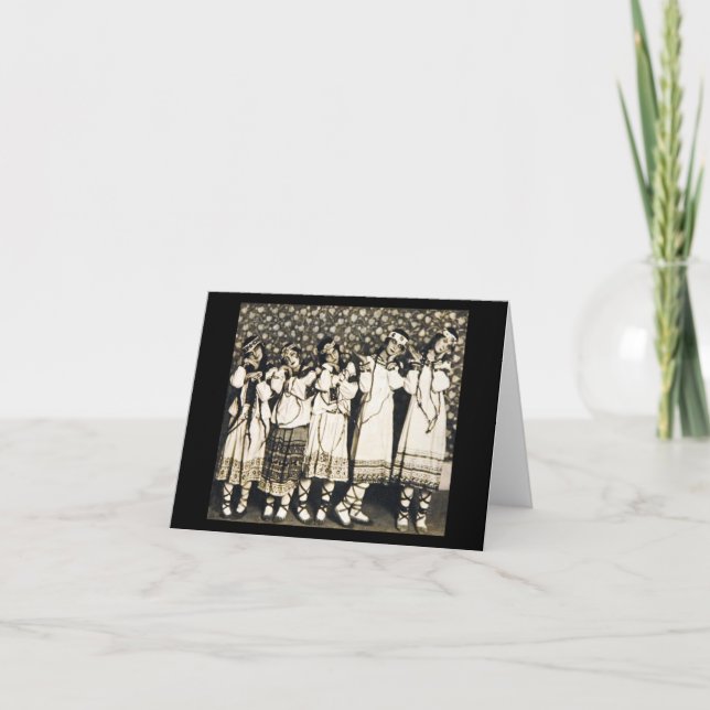 Tarjeta Rito de Russes de los ballets de la primavera