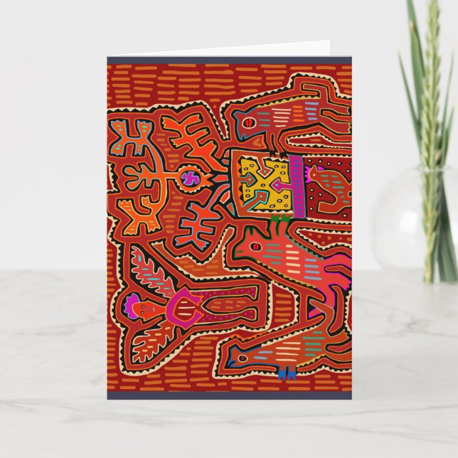 Tarjeta Ritual de Peyote Chaman Kuna - SCOTUS Corta mis De (Anverso)