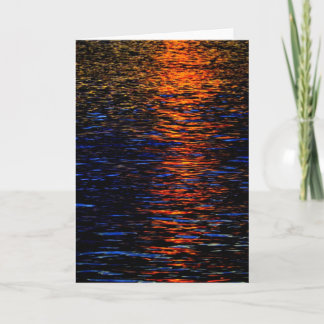Tarjeta River Sunset Greeting/Notecard