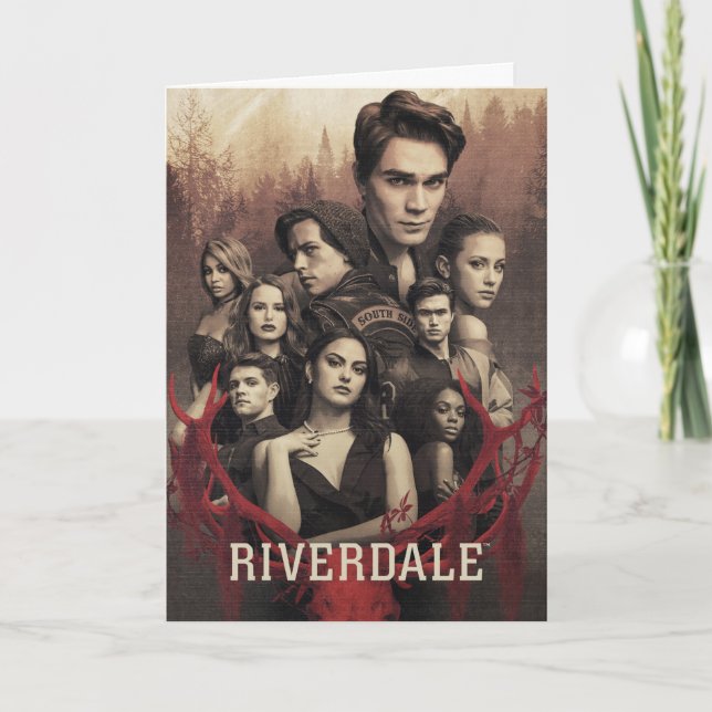 Tarjeta Riverdale Deer Skull Poster (Anverso)