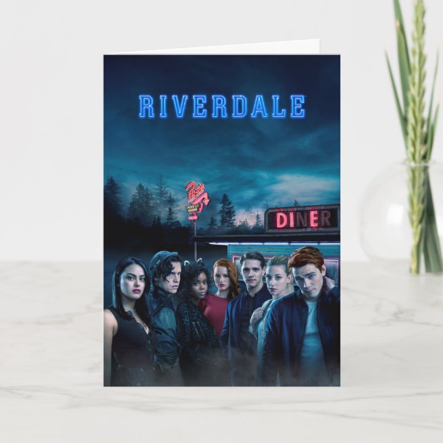Tarjeta Riverdale Outside Pop's Diner Poster (Anverso)