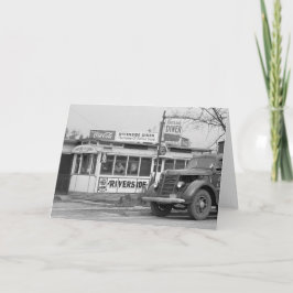 Tarjeta Riverside Diner, 1941