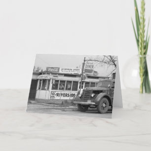 Tarjeta Riverside Diner, 1941