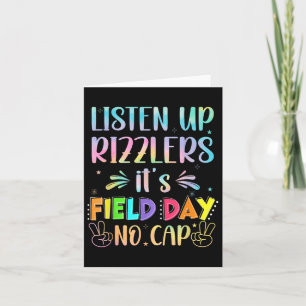 Tarjeta Rizz Día del Campo Feliz Día del Rizzlers Profesor