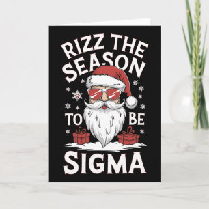 Tarjeta Rizz La Temporada Para Ser Sigma Gen Alpha Meme Di