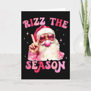 Tarjeta Rizz La Temporada Santa Rosa Chicle Burbuja Rizzma