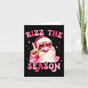 Tarjeta Rizz La Temporada Santa Rosa Chicle Burbuja Rizzma
