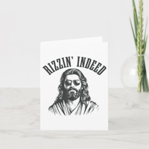 Tarjeta Rizzin De Hecho Gracioso Jesús Es Rizzin Easter Ch