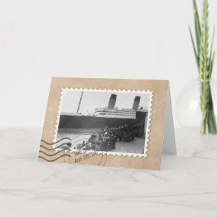TARJETA RMS TITANIC