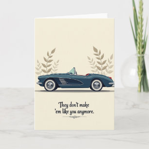 Tarjeta Roadster Clásico Rayado