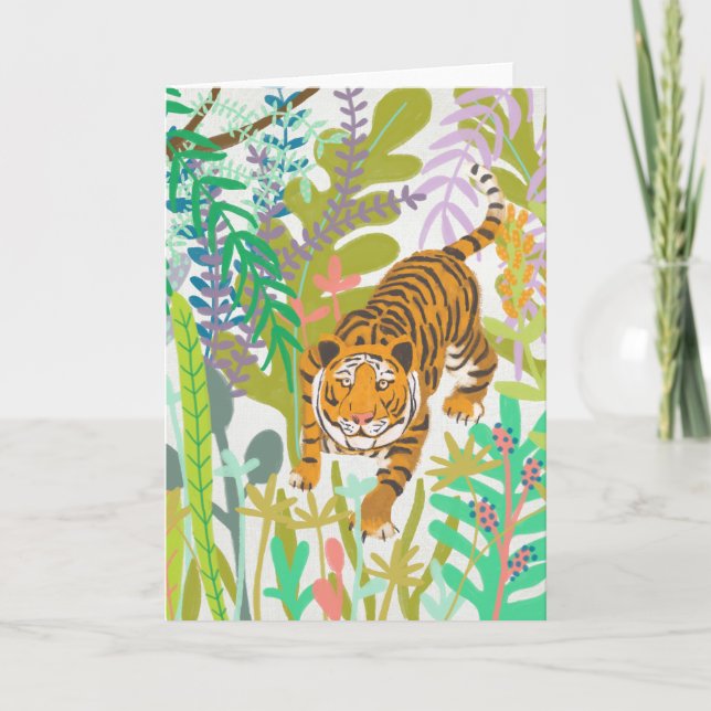 Tarjeta Roar de la jungla - Tigre (Anverso)