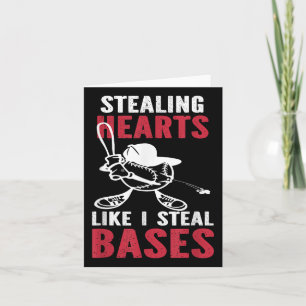 Tarjeta Robando corazones como yo robando bases