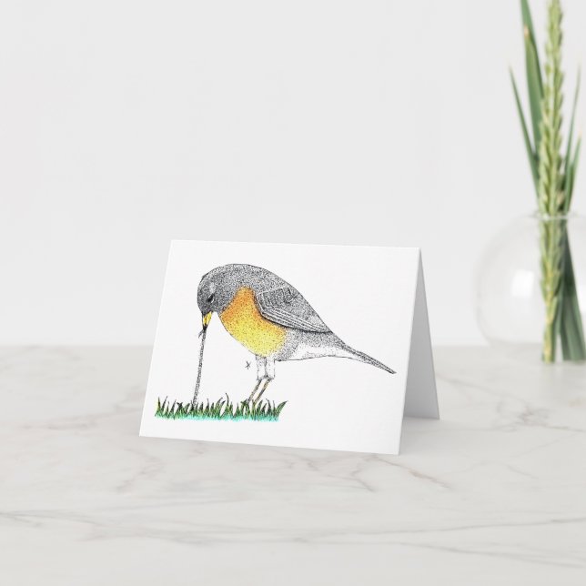 Tarjeta Robin con Worm (Anverso)