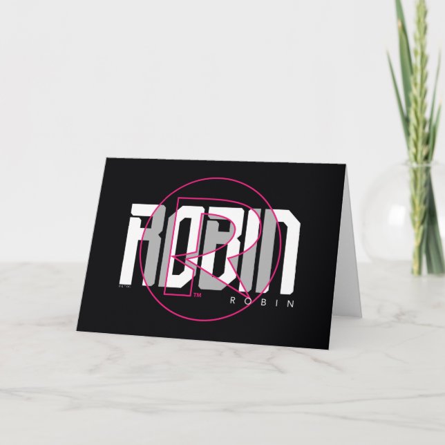Tarjeta Robin Hi-Tech Name Graphic (Anverso)