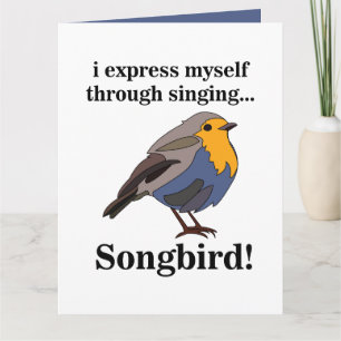 Tarjeta Robin Redmama Songbird