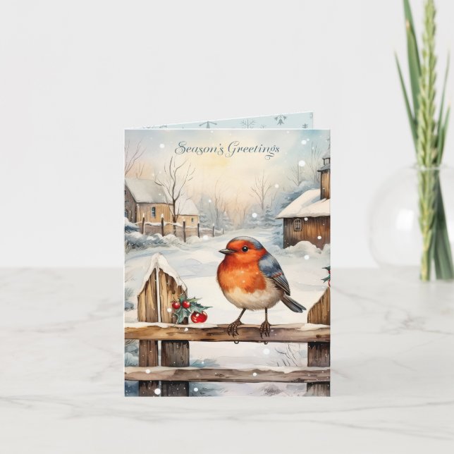 Tarjeta Robin Y Holly Navidades