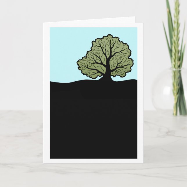 Tarjeta Roble en gráfico de la ladera (Anverso)