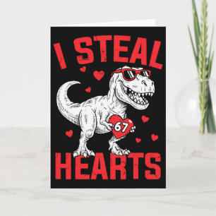 Tarjeta Robo 67 Corazones Divertido Seis Siete San Valentí