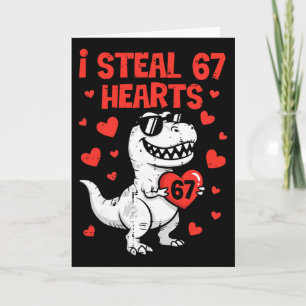 Tarjeta Robo Corazones Dino Boys Dinosaur Valentines 67 Pa