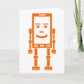 Tarjeta Robo-phone - Naranja