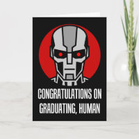 Robot de IA de graduación Felicitaciones Graduado 