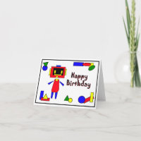 Robot Feliz cumpleaños
