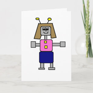 Tarjeta Robot Girlfriend Card
