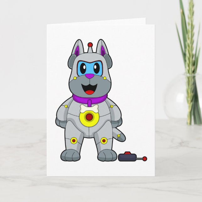 Tarjeta Robot Perro (Anverso)
