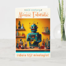 Robot Retro Futurista ROBIA 12J2 Mixólogo