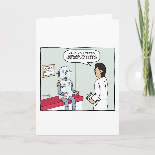 Tarjeta Robot y Médica (Anverso)