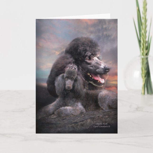 Tarjeta Roca ArtCard del caniche (Anverso)