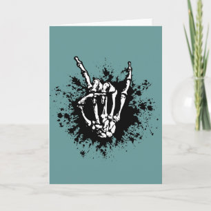 Tarjeta Roca en hueso