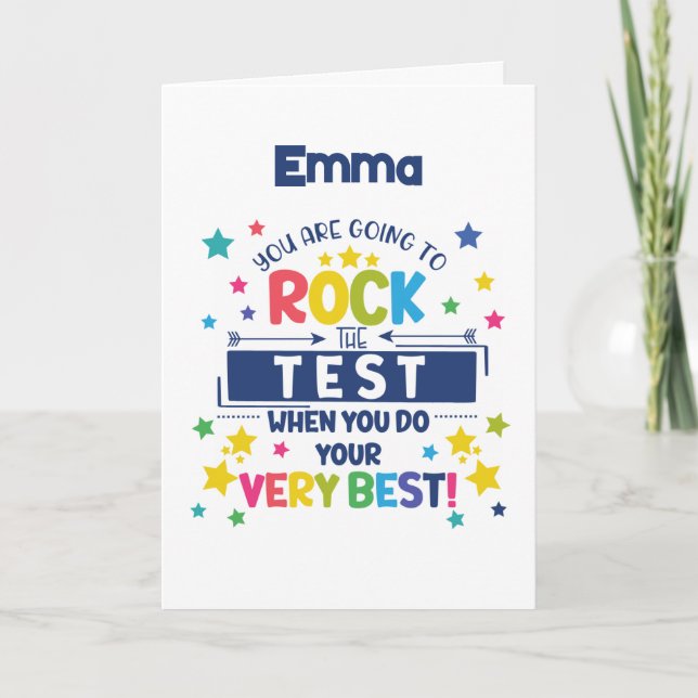 Tarjeta Roca tu examen - ESTADÍSTICAS (Anverso)