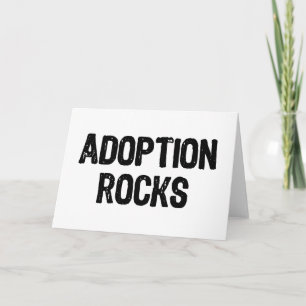 Tarjeta Rocas de adopción