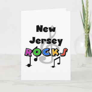 Tarjeta Rocas de Nueva Jersey