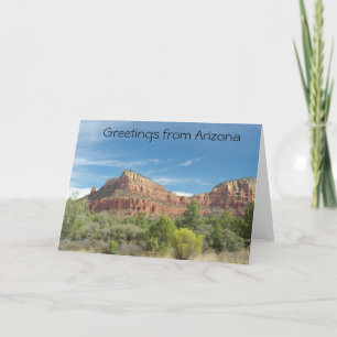 Tarjeta Rocas rojas en Sedona