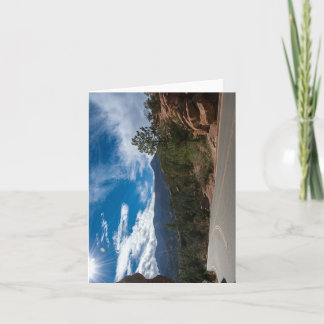 Tarjeta Rocas Rojas y las Montañas Rocosas