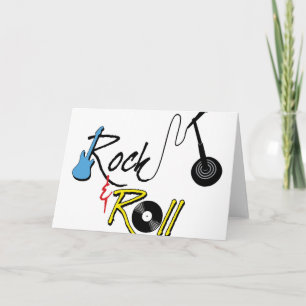 Tarjeta Rock And Roll