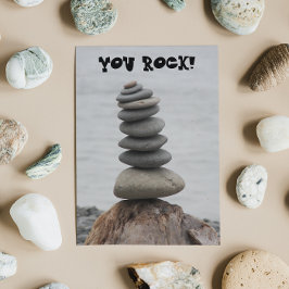 Tarjeta Rock Art Cairn Dude Birthday