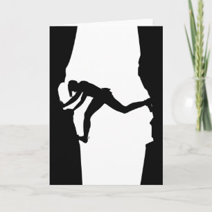 Tarjeta Rock Climber Bouldering
