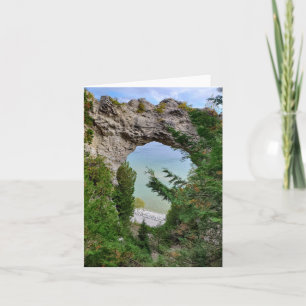 Tarjeta Rock de arca de la isla de Mackinac