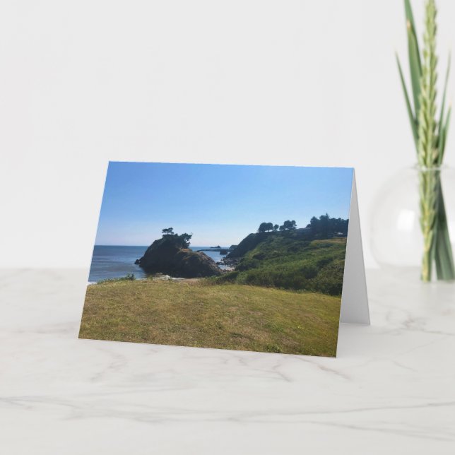 Tarjeta Rock de batalla, Port Orford, OR (Anverso)