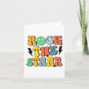 Tarjeta Rock del Día de Prueba de Camisas El Funny Staar T