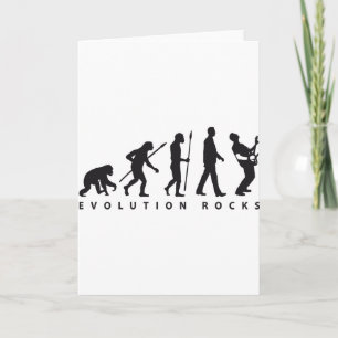 Tarjeta rock e-guitar evolutivo