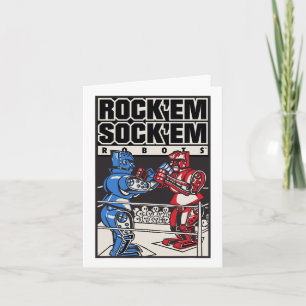 Tarjeta Rock em Sock em Robots Boxing Ring