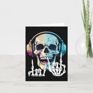 Tarjeta Rock Hand Halloween disfraz Guay Rock Rocker