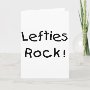 Tarjeta Rock Lefties