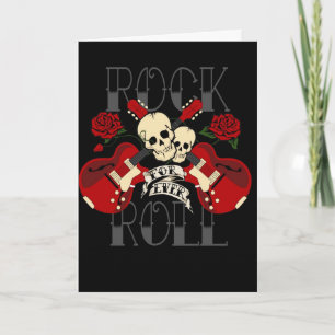 Tarjeta Rock & Roll Forever! - Birthday Greeting Card