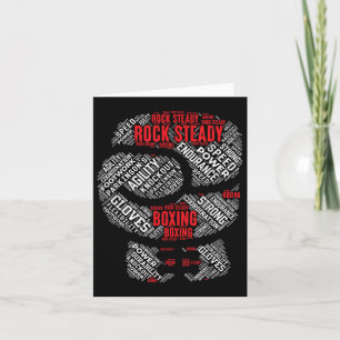 Tarjeta Rock Steady Boxing Glove Parkinsons
