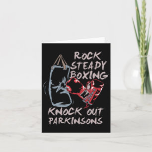 Tarjeta Rock Steady Boxing Sacude A Parkinsons